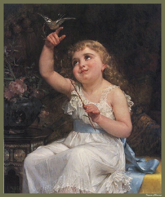 法国学院派画家Emile Munier (1840 - 1895)作品欣赏