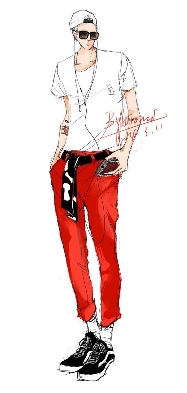 bigbang时尚手绘