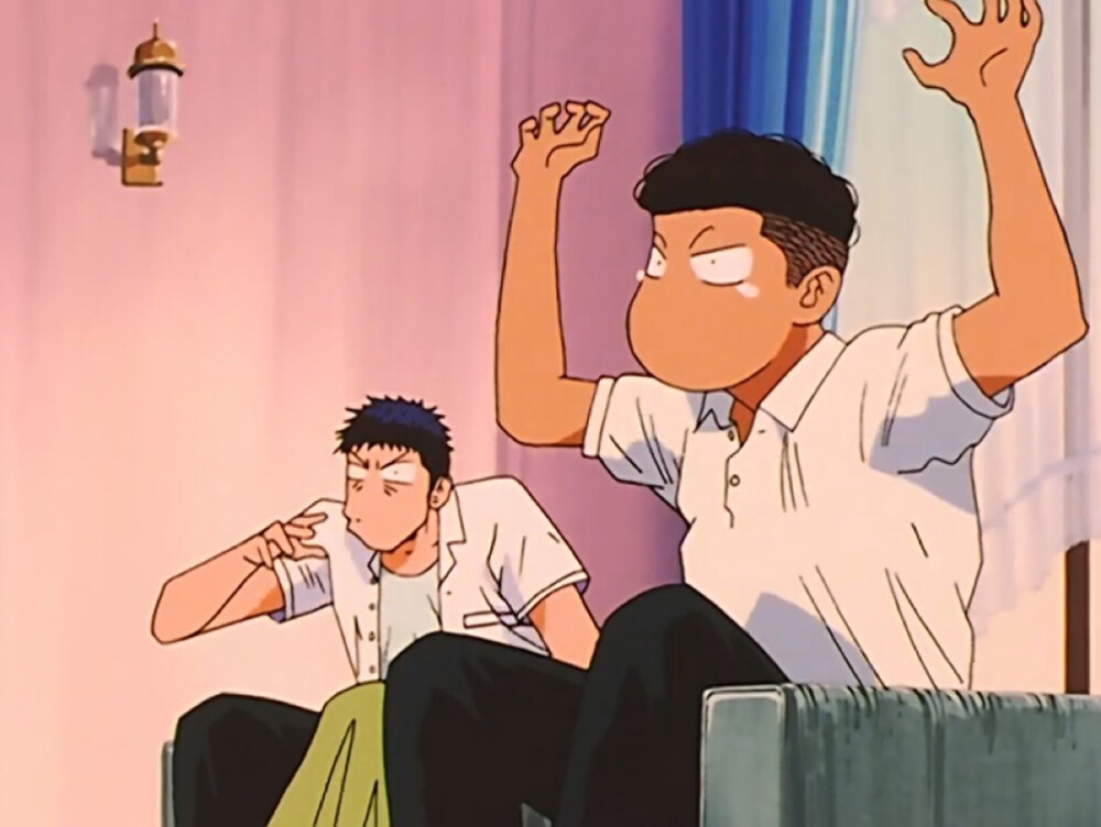 笑炸了的三井和宫城