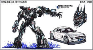 邯郸手绘 变形金刚真人版