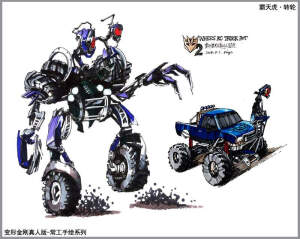 邯郸手绘 变形金刚真人版