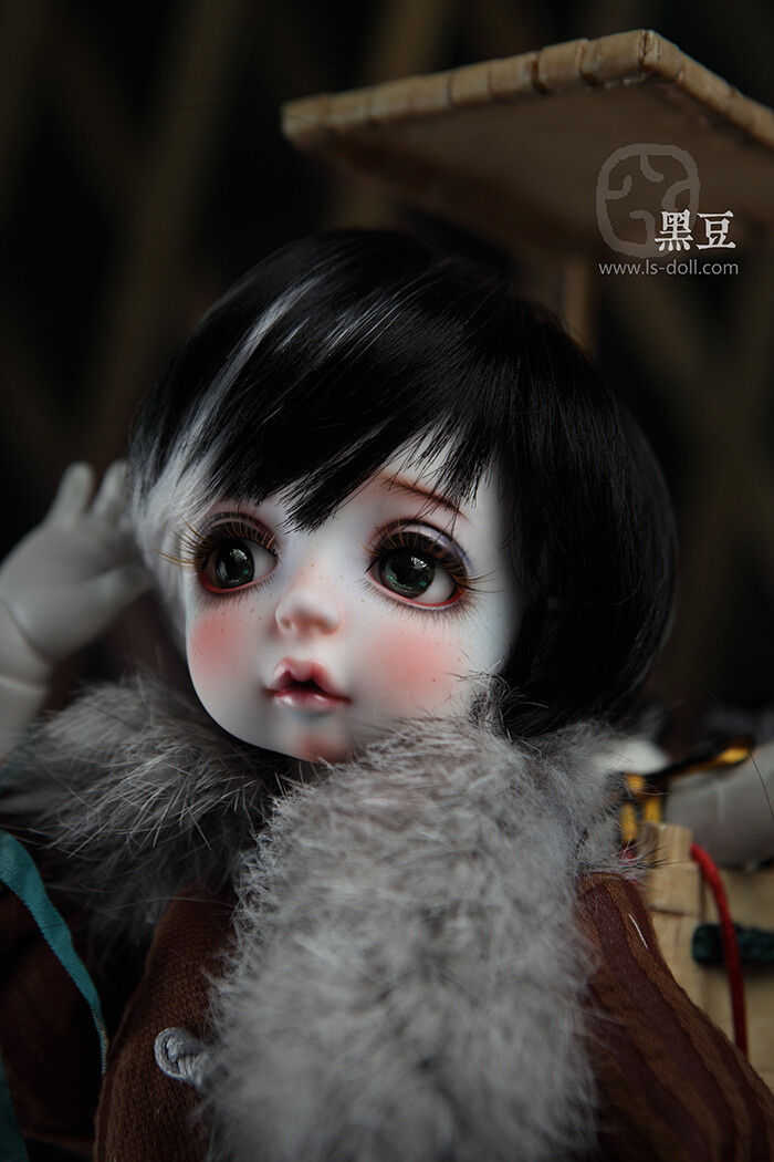 龙魂人形社 限量 BJD SD 娃娃 动漫 玩具 人偶手办 巨婴 1/4 黑豆