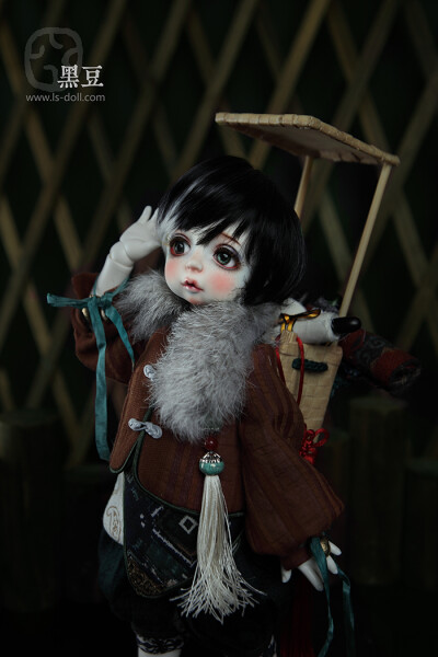 龙魂人形社 限量 BJD SD 娃娃 动漫 玩具 人偶手办 巨婴 1/4 黑豆