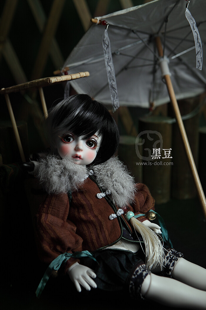 龙魂人形社 限量 BJD SD 娃娃 动漫 玩具 人偶手办 巨婴 1/4 黑豆