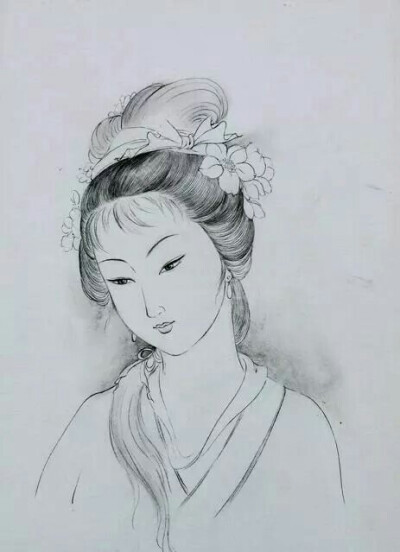 白描人物画