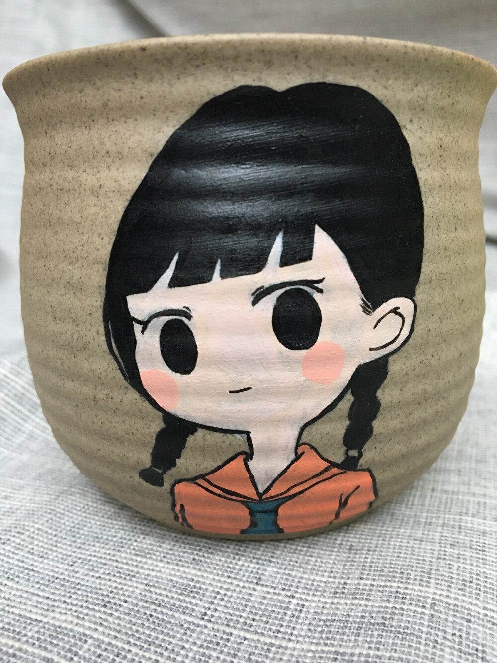 手绘花盆，小傲娇