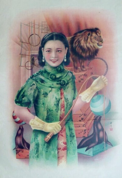 金梅生1902-1989生于上海，师从徐永清学习西画，1920年考入商务印书馆美术科专门从事月份牌的绘画，1930年成立了自己的画室，致力于创作月份牌画，近50年将毕生事业献给了中国商业艺术。他擅长画着中国戏装的美女。…