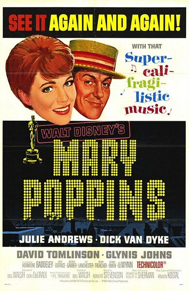 《欢乐满人间 Mary Poppins》１９６４年８月２９日，迪士尼真人动画杰作，长篇剧情片。迪士尼至今奥斯卡提名最多、得奖最多的电影﹙１３项提名５项得奖﹚。改编自英国儿童文学作家PL Travers著名同名小说。奥斯卡最…