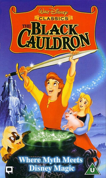 《黑神锅传奇 The Black Cauldron》１９８５年７月２４日，迪士尼第２５部经典动画，长篇剧情动画片。迪士尼第一部PG级的经典动画。改编自Lloyd Alexander的小说《Chronicles of Prydain》