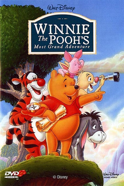 《小熊维尼:寻找克里斯多夫罗宾 Pooh's Grand Adventure: The Search for Christopher Robin》１９９７年８月５日，迪士尼电影版卡通，DisneyToon工作室制作，DTV（直接发行影音产品），长篇剧情动画片。由迪士尼第２２部经典动画《小熊维尼历险记》衍生剧情，系列第２部