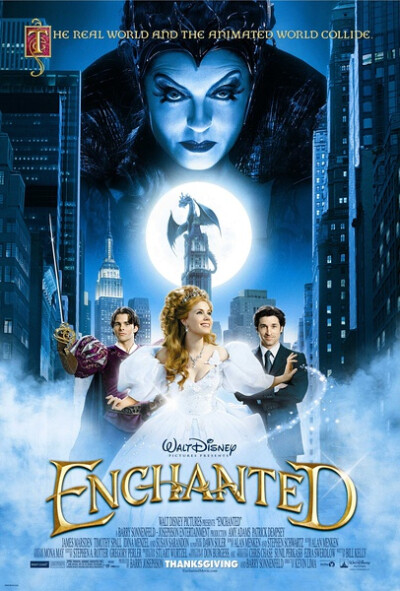 《魔法奇缘 Enchanted》２００７年１１月２１日，迪士尼真人动画杰作，长篇剧情片。奥斯卡最佳歌曲提名