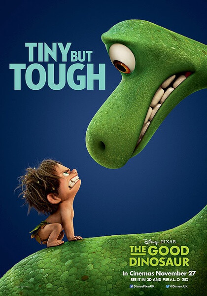 《恐龍當家 The Good Dinosaur》２０１５年１１月２５日，第１６部迪士尼/皮克斯動畫，長篇劇情３Ｄ動畫片