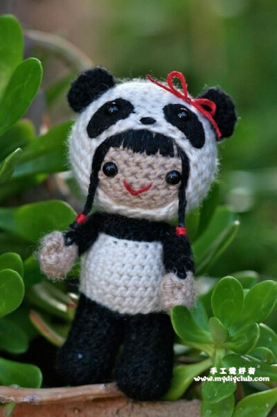 Pearl Amigurumi Panda 中文譯本-手工爱好者