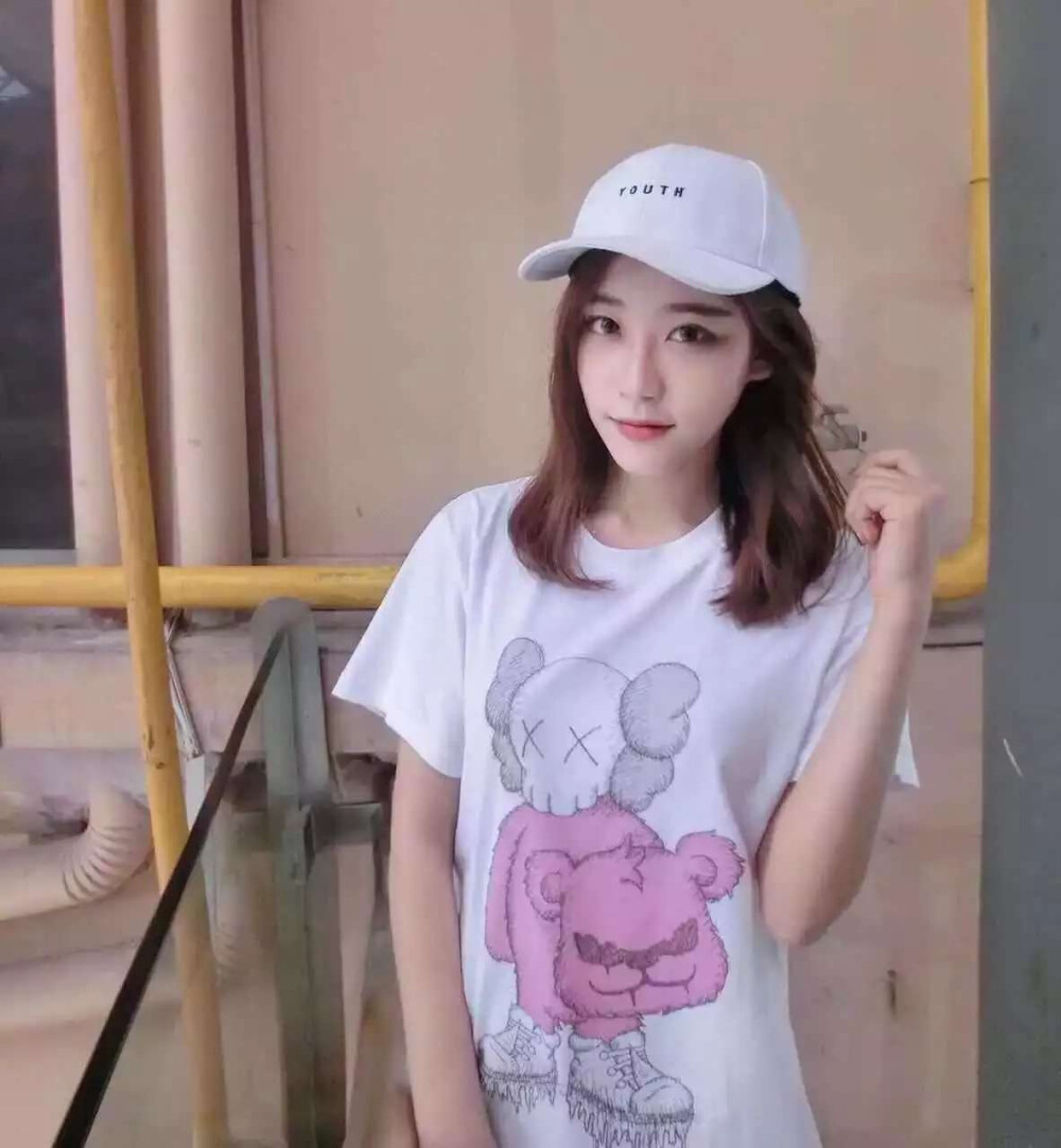 美国潮牌MQVJ x KAWS BEAR 16ss 溶解熊短袖 男女夏季联名情侣tee