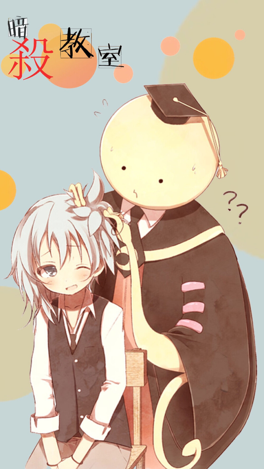 主题套图 主屏锁屏 壁纸 插画 暗杀教室