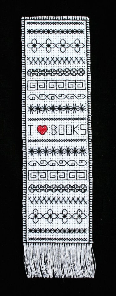 Blackwork bookmark