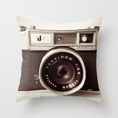 Camera Throw Pillow