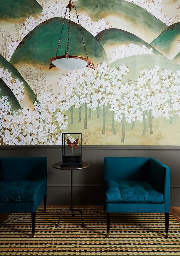 hand-painted wallpaper // de gournay //: