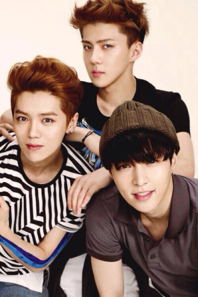 exo hunhan sehun luhan 勋鹿 吴世勋 鹿晗