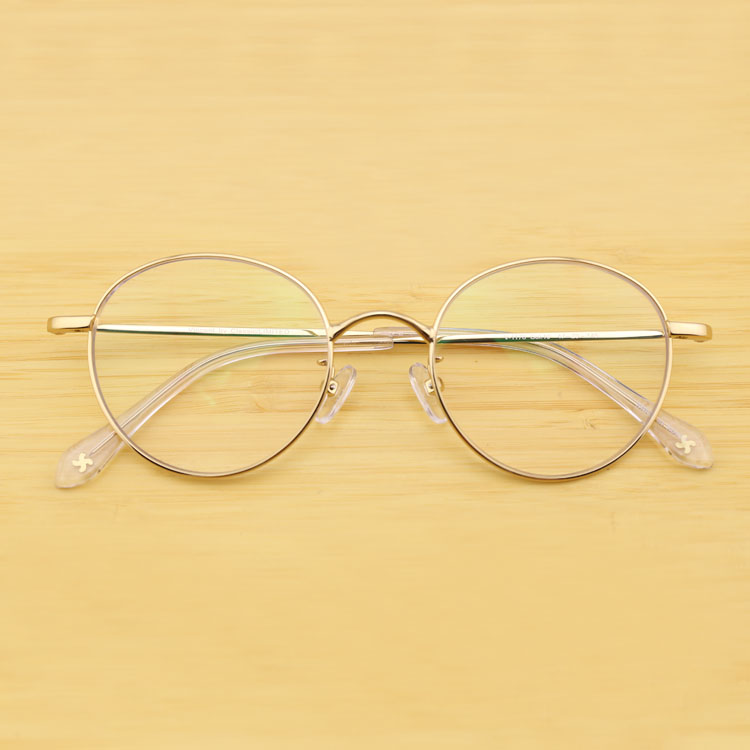 DIT.韩国时尚文艺眼镜架金丝近视圆框圆形光学眼镜框