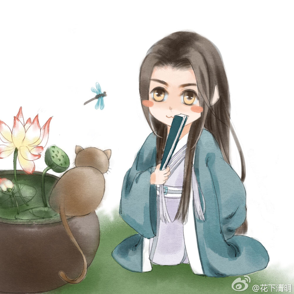 古剑奇谭一欧阳少恭绘师花下清明