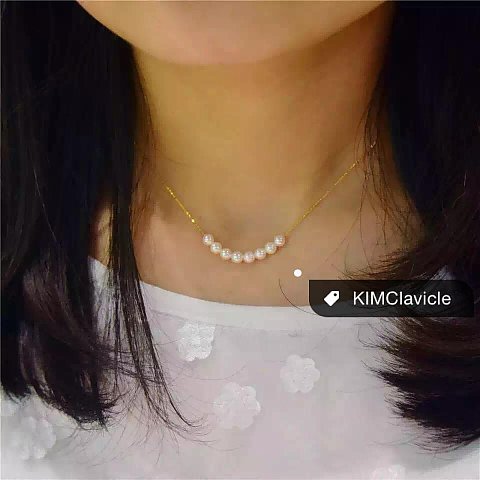 【KIMClavicle】珍珠 微笑链 那年春天我们正好 从没见过如此美的你 