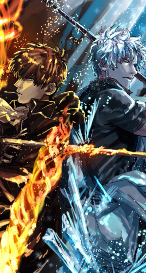 动漫 壁纸 插画 二次元 同人  银魂   【侵删】