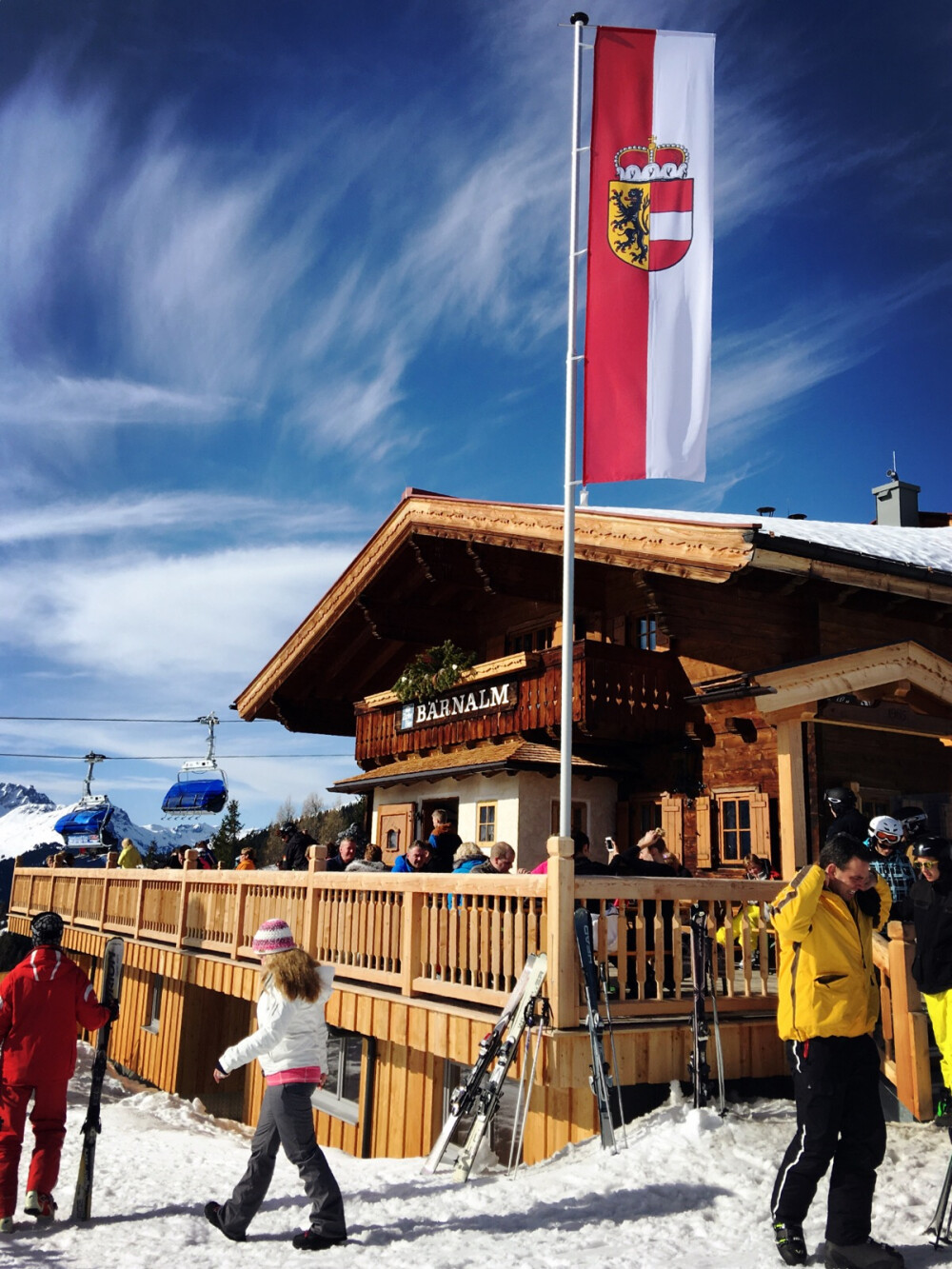 奥地利有个滑雪胜地叫saalbach