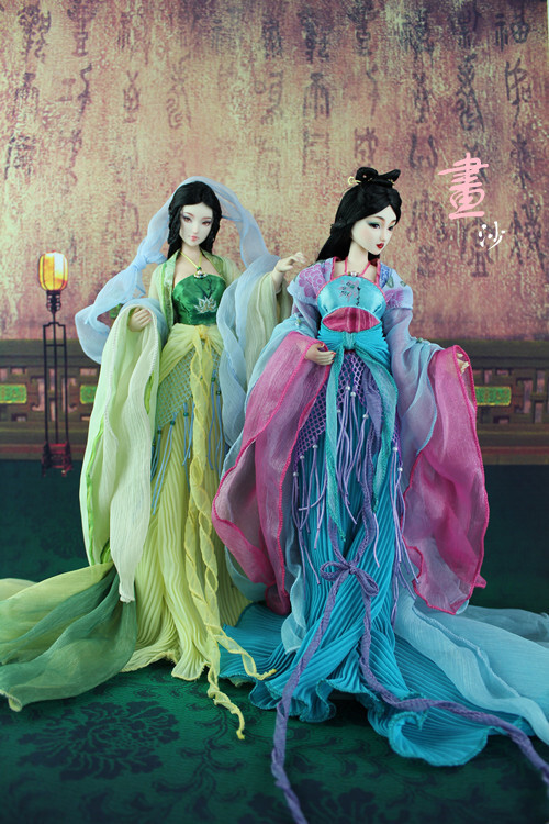 画沙-【乱世琴音】1/6obitsu娃娃古装成品娃衣sold out