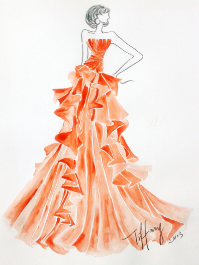 ❀ 手绘时尚插画 ❀