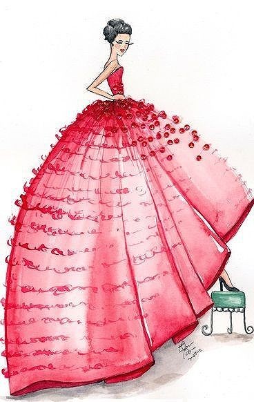 ❀ 手绘时尚插画 ❀