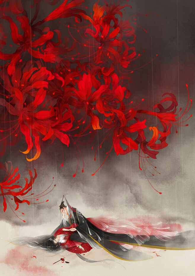 彼岸花,花叶念断肠,两两错过,心已苍凉,浮华三千