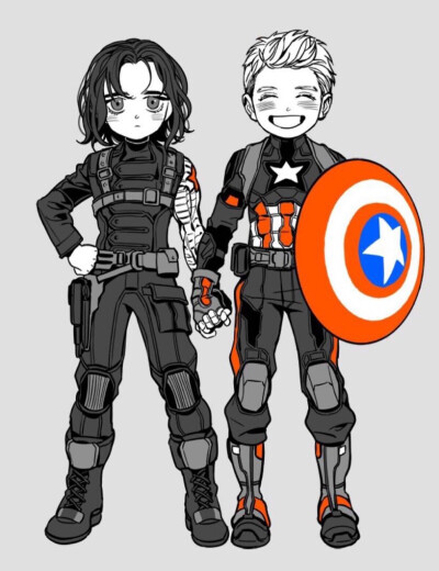 盾冬 Stucky 美国队长 冬日战士 Steve Rogers Bucky 美队 冬兵 Captain America Winter Soldier 