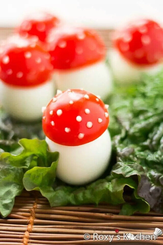 番茄鹌鹑蛋蘑菇