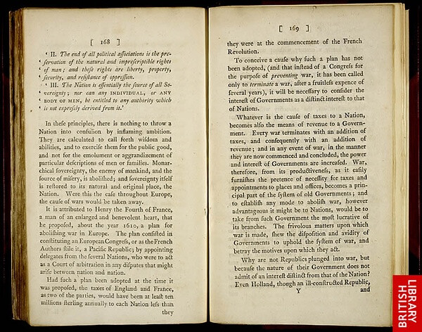 c.1791 托马斯·潘恩《人的权利》