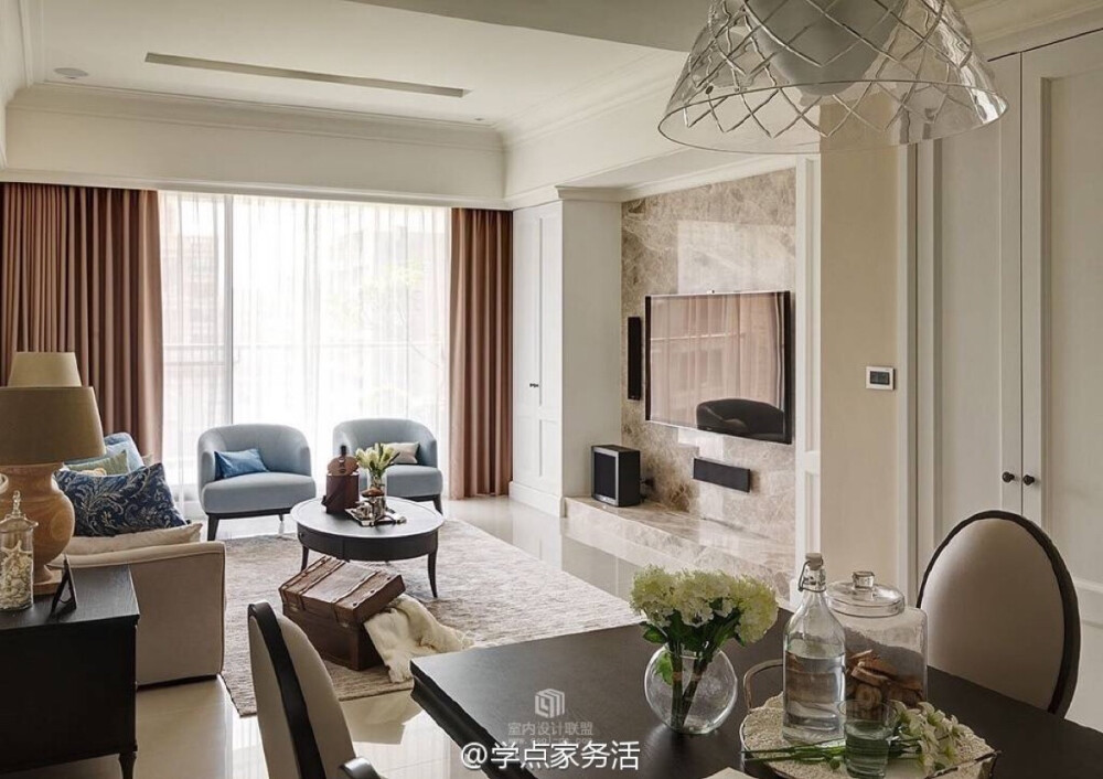 台湾132㎡现代美式4居室