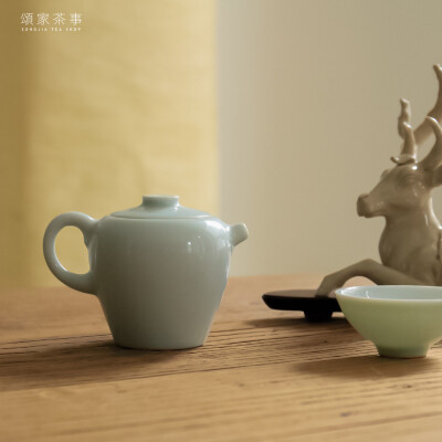 颂家茶事 具轮珠 仿古瓷壶 紫砂 茶壶 泡茶器