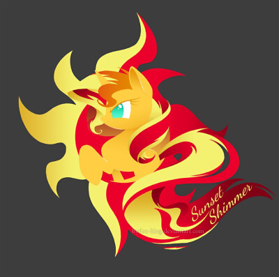 同人 sunset shimmer 余晖烁烁 大师姐