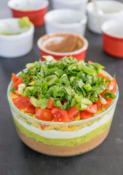 THE WORLD’S BEST 7-LAYER DIP 世界顶级7层蔬果杯 素食主义