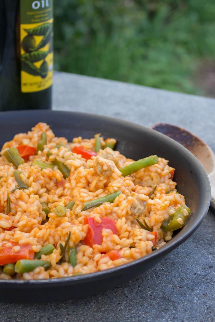 SPANISH PAELLA WITH TEMPEH 西班牙豆豉蔬菜饭 素食主义