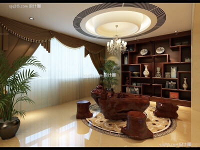 混搭休闲区效果图