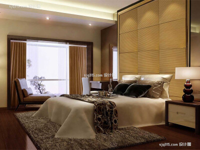 混搭卧室效果图