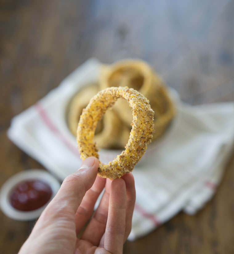 CRISPY BAKED ONION RINGS 香脆烤洋葱圈 素食主义