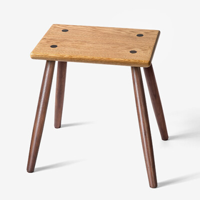 现代简约实木小矮凳橡木餐桌凳茶几凳北欧宜家时尚简约创意小方凳