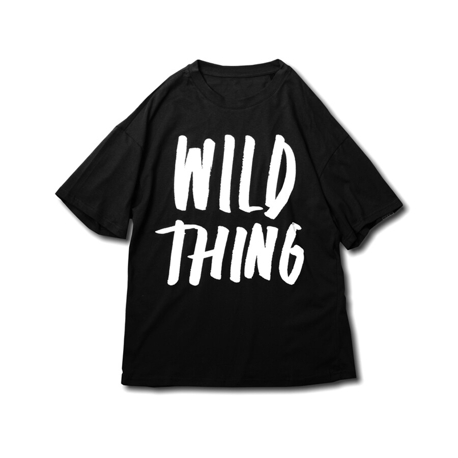 FLAM 2016ss Basic “wild thing” oversize宽松印花T恤［黑色］