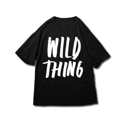 FLAM 2016ss Basic “wild thing” oversize宽松印花T恤［黑色］