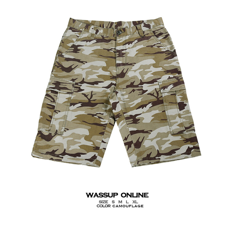 WASSUP 2016SS CAMO SHORTS 沙漠迷彩短裤 工装裤 非WTAPS NBHD