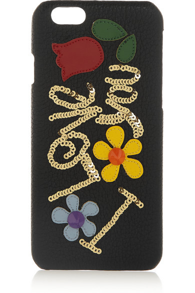 Dolce & Gabbana | 带缀饰纹理皮革 iPhone 6 保护壳