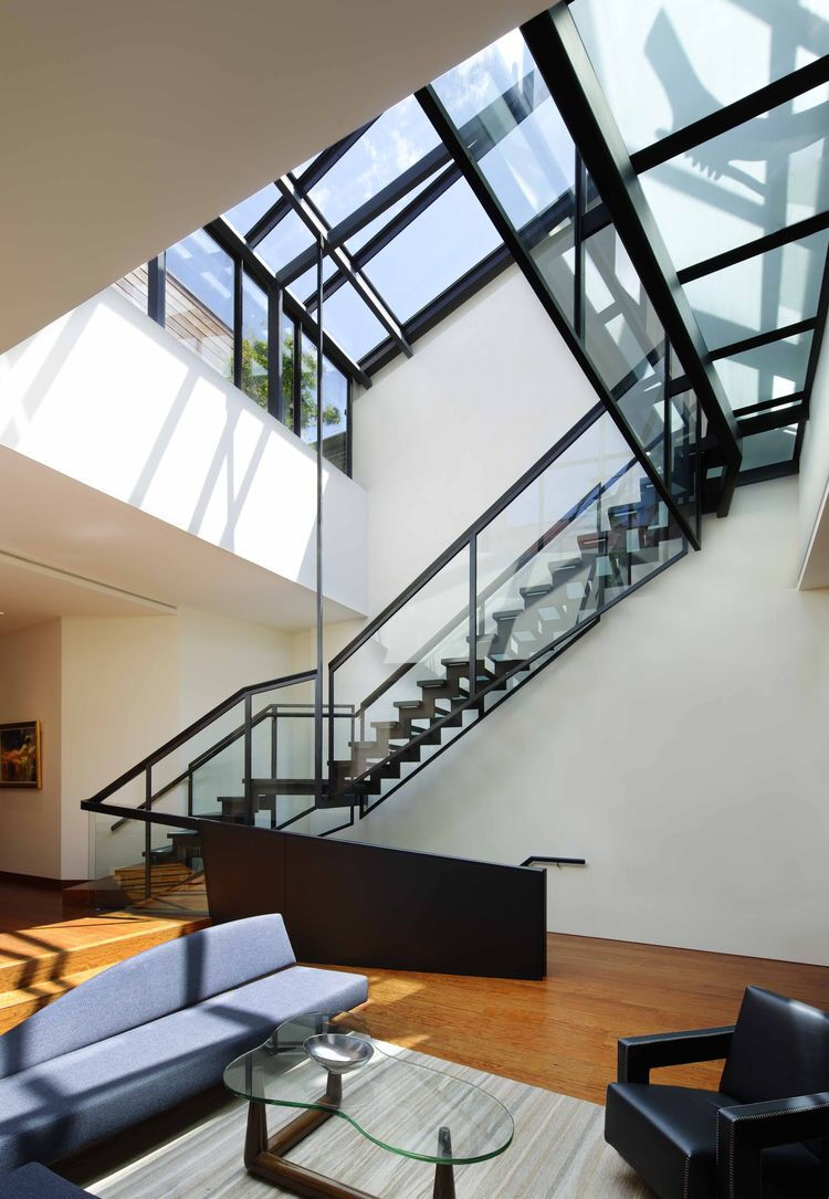 别墅楼梯设计，阳光房，欧式简约风，现代家居
