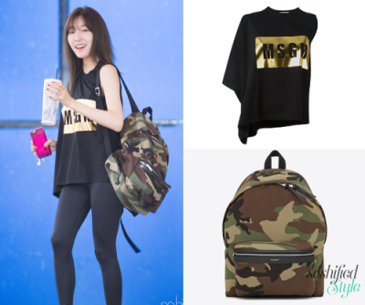 MSGM: Logo Print Asymettric Tshirt @ farfetch.com $107
Saint Laurent: Classic Hunting Backpack @ ysl.com $895